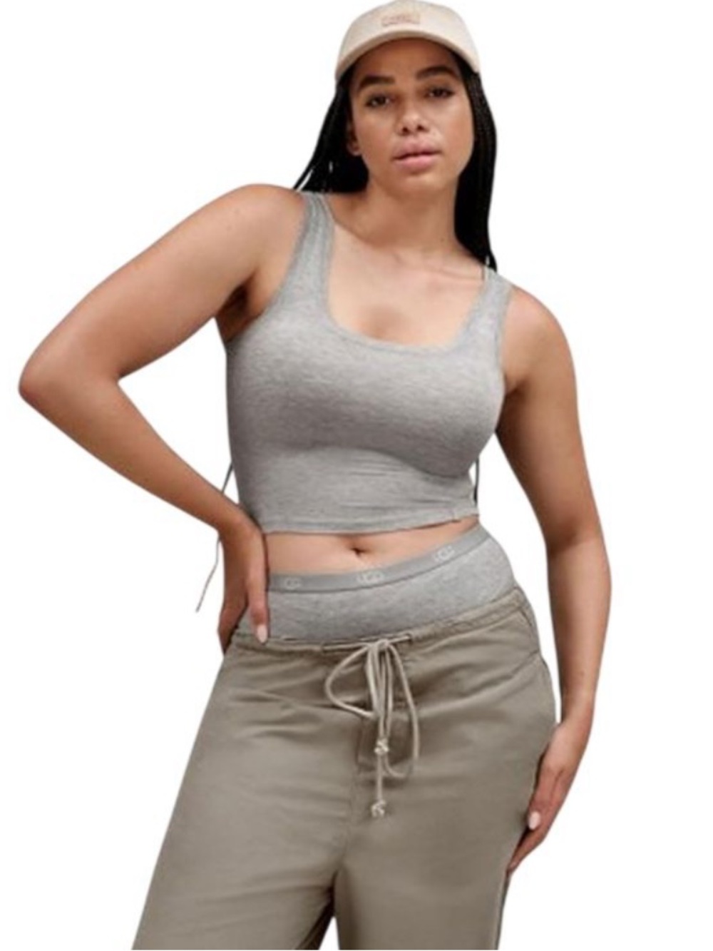 UGG Adrianne Tank Top Grey Heather Size XL